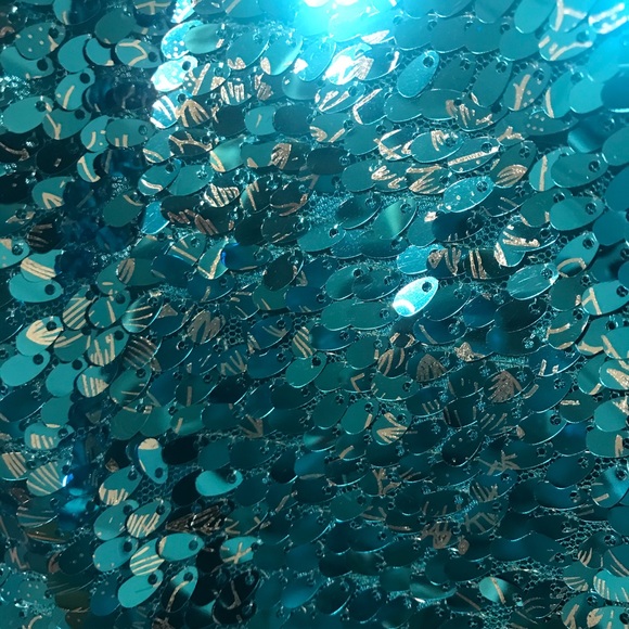 Shiny Sequined Prom Dress - Picture 3 of 6